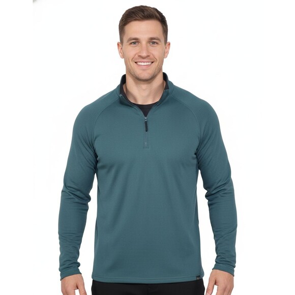 5.11 Tactical Pullover Blue Stratos 1/4 Zip Performance Size L Athleisure Mens - Picture 1 of 10